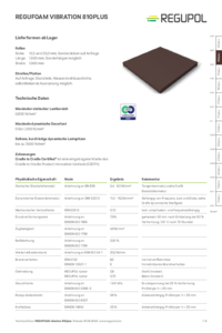 REGUFOAM vibration 810plus