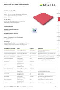 REGUFOAM vibration 740plus